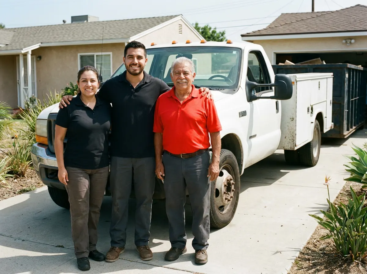 The Overdrive Dumpster Rental team, dumpster rental in Los Angeles, CA